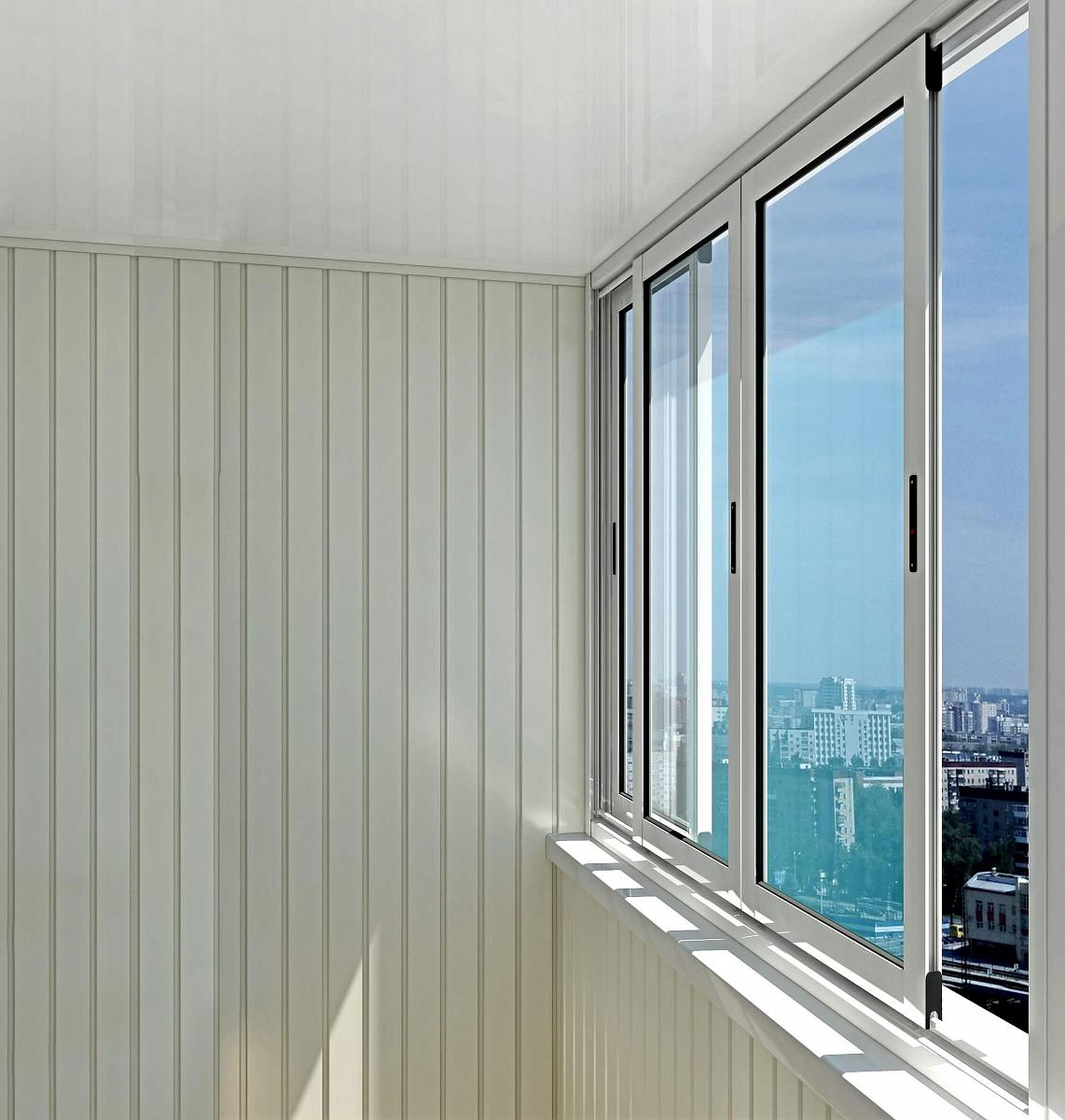 Алюминиевый профиль для остекления балконов и лоджий - купить для балконных рам